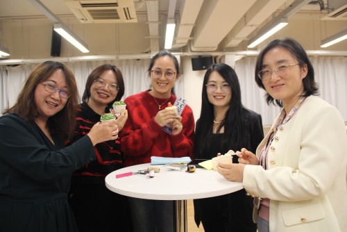 ITTC collaborates with the Human Resources Department, hosted a Christmas wine tasting workshop.