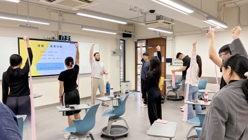 CityU ITTC Partners with Student Affairs Office for Pain Relief Workshop to Help Students "List...
